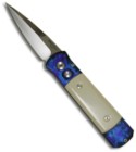 Protech Jazz Godson Automatic Knife w/ Ivory Micarta Scales (Satin PLN) 710