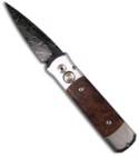 Protech Custom Godson w/  Damascus Blade & Stainless Steel Handle