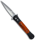 Protech 1906-C The Large Don Automatic Knife w/ Cocobolo Wood (Satin PLN)