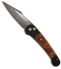 506D Protech Maple Monaco Knife (Chad Nichols Damascus)