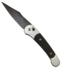 Protech Custom Carbon Fiber Monaco Knife (Chad Nichols Damascus)