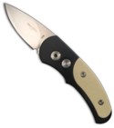 Protech Runt J4 Automatic Knife w/ Ivory Micarta Handle (Satin PLN) 4451