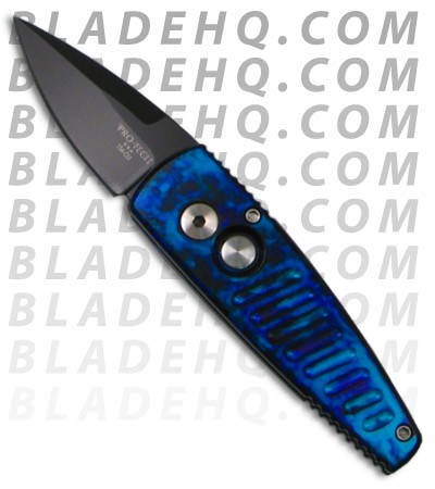 Protech Stinger Automatic Knife Blue Jazz (Black PLN) 409BT