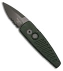 Dark Green Protech Stinger Automatic Knife (Bead Blast SER) 421PS