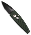 421PSBT Dark Green Protech Stinger Knife (Black SER)