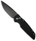 Custom Protech Tactical Response TR-3 w/ Abalone Button Inlay (Calypso Damascus)