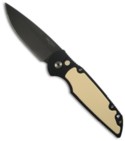 Protech Micarta Tactical Response TR-3 Tuxedo Knife (Black PLN)