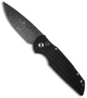 Custom Protech Tactical Response TR-3 w/ Carbon Button Inlay (Ladder Damascus)