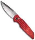 Protech Red Tactical Response III TR3 MOP Button Inlay (Satin PLN)
