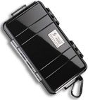 Pelican 1060 Micro Case Water Resistant Storage w/ Carabiner (Black)