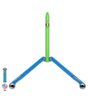 BaliYo by Spyderco Butterfly Pen Flipper USA Made (Blue & Green)