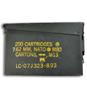 Custom Ammo Canister Knife Storage Case w/ Foam Insert