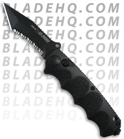 Boker Plus Automatic Knife Black Tactical (Tanto SER) 054