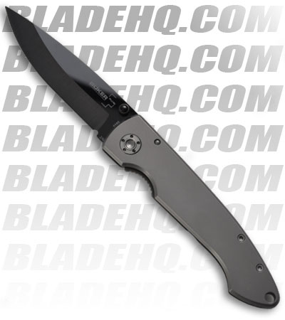 Boker Plus Anti-MC Ceramic Pocket Knife w/ Titanium Handle (3.25" Plain) 01BO035