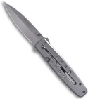 Boker Magnum Gray Line Folding Tactical Knife (Bead Blast PLN) 01MB899