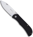 Boker Plus Exskelibur II Black G-10 Manual Folder Knife (Satin PLN) 01BO002