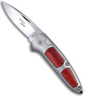 Boker Top Lock Red Bone Automatic Switchblade Knife (Satin PLN) 707 RB