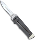Gray Boker-Matic OTF Auto-Retract Knife (Satin PLN)
