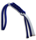 Boker Lanyard Blue and White Parachute Cord w/ Glow in the Dark Bead