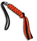Para-Cord Wilson Tactical Lanyard Parachute Cord Black & Orange (Skull)