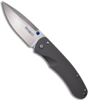 Bradley Cutlery Alias I Titanium Folding Knife (3.5" Stonewash Plain) 17600