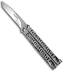 Bradley Polished Kimura III Butterfly Bali Flipper Knife Limited