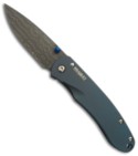 Limited Bradley Cutlery Damascus Alias II Titanium Folding Knife 17650DM-600