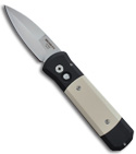 Bradley / Protech Underboss Automatic Knife Ivory Micarta (Satin PLN) BCC17051