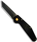 GT Knives Automatic Police Knife Titanium Nitride (Tanto PLN)