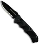 Schrade Extreme Survival Automatic Drop Point Knife (Black / SER) SC60BS