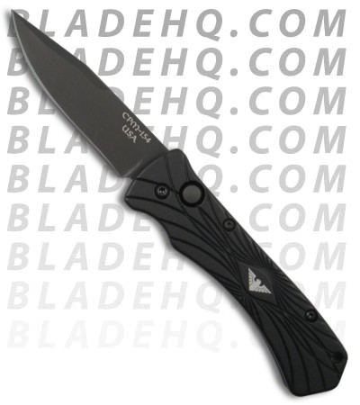 Asheville Steel Mini EDK Automatic Knife (Black PLN)