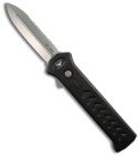 Asheville Steel Paragon ATKO10 OTF Knife (Dagger / Satin Full SER)