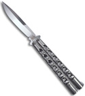 Benchmade 42 Balisong Titanium Weehawk Butterfly Knife (Plain) BM42