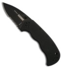 Blackhawk! Crucible II Black G10 Folding Knife (Black SER) 15C211BK