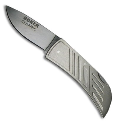 Ceramic Knife on Boker Small Ceramic Blade Folding Pocket Knife W  Titanium Handle