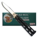 114B Bear Cutlery Butterfly Knife (Large Black)