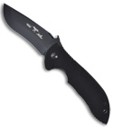 Emerson Commander BT Folding Knife (3.75" Black Plain)
