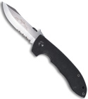 Emerson Mini CQC-8 SFS Horseman Knife (3.54" Stonewash Serr)