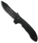 Emerson Horseman BTS Folding Knife (3.5" Black Serr)