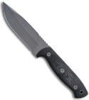 EnTrek USA 11 Bravo Fixed Blade Knife w/ Canvas Micarta Handle (Bead Blast PLN)