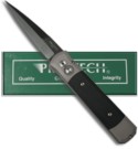 Protech Godfather Automatic Knife w/ G-10 Scales (Black / PLN) 900BT