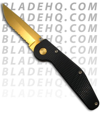 GT Knives Automatic Police Knife (Gold Drop Point SER)