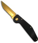 GT Knives Automatic Police Knife (Gold Drop Point SER)