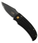 GT Knives Mini Automatic Knife (Black Drop Point / PLN)