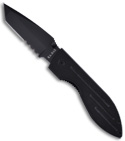 Ka-Bar Warthog Tanto Folder Knife (3.06" Black Serr) 3075