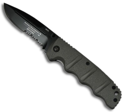 Boker Kalashnikov Folding Knife Grey Handle (Black SER) KAL74B
