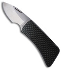 Katz Bobcat Carbon Fiber Money Clip Folding Knife (2.25" Satin Plain) MC-CF