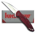 Kershaw Onion Red Centofante Spring Assisted Knife (Satin PLN) 1610