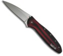 1660BR Kershaw Onion Leek Knife (Red Smoke)