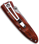 Mcusta Damascus Manual Knife w/ Cocobolo Handle MC-14D